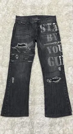 KMRII denim ケムリ archive デニム Vkei レースアップ archive short denim Gothic Vkei - メルカリ