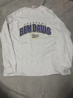 BEN DAVIS ロングスリーブTシャツ Lサイズ グレー