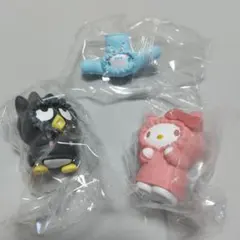 サンリオ むぎゅぎゅパーカーフィギュア ばつ丸 キティ シナモ