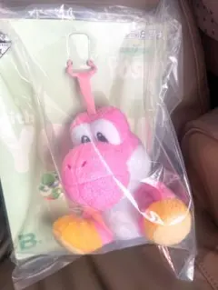 一番くじ ヨッシー B賞 ぬいぐるみマスコット ピンク
