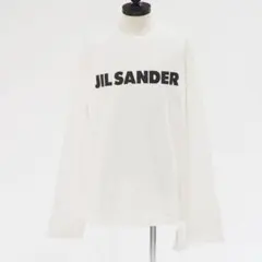 JIL SANDER ロゴ ロングスリーブTシャツ ホワイト