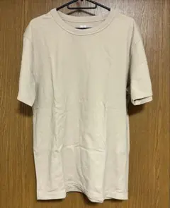 UNIQLO ユニクロ クルーネックTシャツ ベージュ Mサイズ