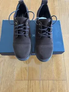 COLE HAAN スエード ローファー ダークブラウンのサムネイル