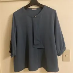 ハニーズ GLACIER ホワイト ボウタイブラウス　 Lサイズ