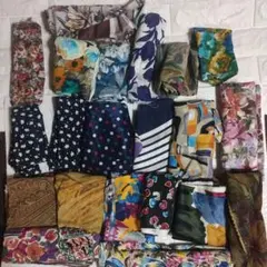 はぎれ布まとめ売り ハンドメイド用 形不揃い　２２枚　 約１.９kg
