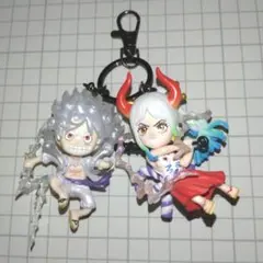 ONE PIECE ルフィ ヤマト キーホルダー セット K126