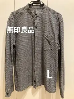 無印良品　チェック柄ネルシャツ Lサイズ