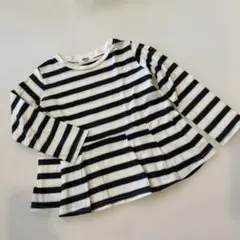 BREEZE 長袖　ペフラムカットソー 110