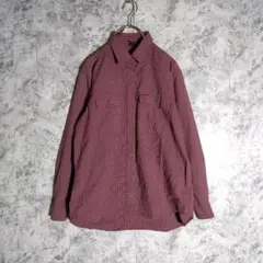美品✨モンベル　montbell　レディース　チェックシャツ　赤　【M】