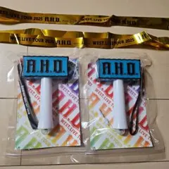 WEST A.H.O. ペンライト 2個セット (銀テ2本付き)