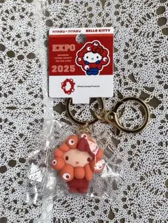 本日発売!関西万博 ハローキティ推しカラー立体キーホルダーなりきりミャクミャク