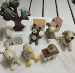 ノーティアニマル　動物　置物　フィギュア　建物　10セット☆かわいい