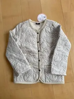アイボリー キルティングジャケット 110cm