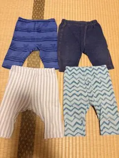 ユニクロ七分丈レギンス80サイズ4点セット