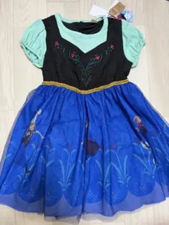 新品　タグ付き　Disney アナと雪の女王 アナ ドレス 半袖 120cm