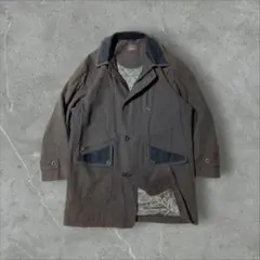 dolcis ハーフコート 中綿キルティング ライナー オーバーサイズL 名入り