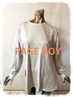 ☘️T19188☘️PAGEBOYページボーイ長袖 ロングTシャツ F