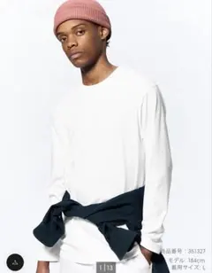 【新品・未使用】ソフトコットンクルーネックTシャツ GU 男女兼用