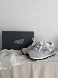 New Balance グレー スニーカー　U574AL2 24cm
