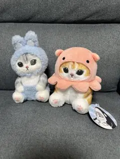 mofusand ぬいぐるみ マスコット 2個セット