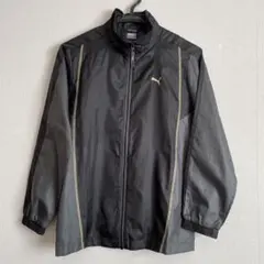 PUMA ブラックナイロンジャケット　150㎝