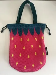 STARBUCKS スターバックス ふたごのいちごバッグ 巾着 メッシュ