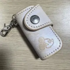 ダイハツ純正本革　ディズニー レザーキーケース　ミッキー