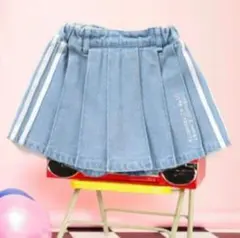 ALGY BREEZE×たまごっち プリーツデニムスカート風パンツ　150
