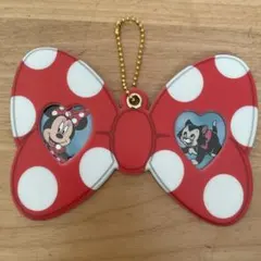 ミニーマウス リボン　キーホルダー