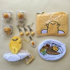 【まとめ売り】サンリオ ぐでたま ぬいぐるみ&ポーチ&おきあがりこぼし他