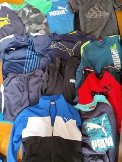 PumaとAdidasのTシャツロンT12点セット