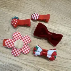 ヘアクリップ 5個セット