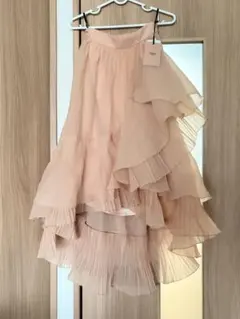 新品タグ付♡eimy istoire アシンメトリーボリュームスカート オレンジのサムネイル
