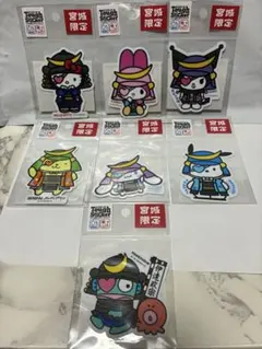 西武鉄道＆サンリオコラボ☆キャラクターズ アクリルキーホルダー 7個セット 西武鉄道＆サンリオコラボ☆キャラクターズ アクリルキーホルダー 7個