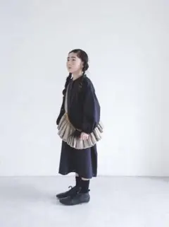 新品タグ付 ミチリコ michirico リネンベスト つけ襟のサムネイル