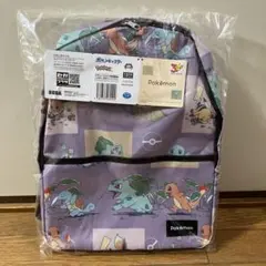 ポケットモンスタープラチナムザッカリュック　カントー地方　パープル