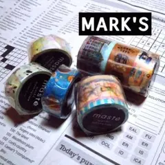 MARK'S マスキングテープ 3巻セット フレーム スクラップホリック 廃盤
