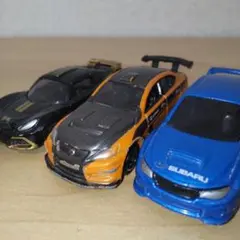 トミカ　ミニカー　インプレッサ　　レクサス　ロータス