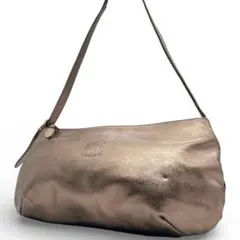 【美品】　イルビゾンテ　ワンショルダーバッグ　オールレザー　金色　ロゴ　肩掛け◎