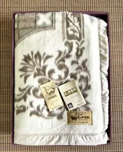 ニッケ毛布　カシミヤ入り　未使用品