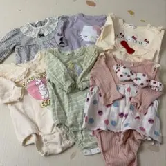 ベビー　ロンパースセット 女の子　70cm まとめ売り　6枚のサムネイル