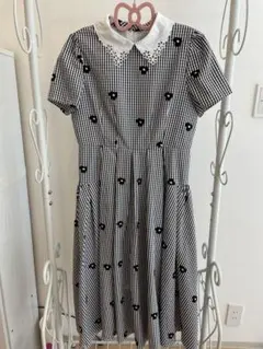 トッコクローゼット ギンガムチェック 半袖ワンピース