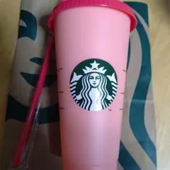 スタバ カラーチェンジング リユーザブルコールドカップ レッド