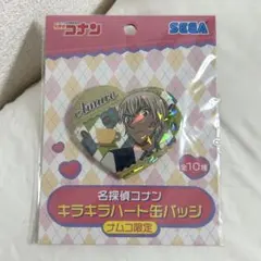 名探偵コナン キラキラビッグハート型缶バッジ 怪盗キッド - メルカリ