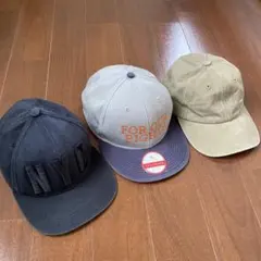 OTTO H&M ロゴ刺繍 ベースボールキャップ 黒 グレー　カーキのサムネイル