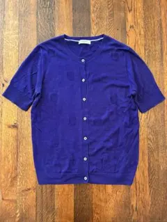 Paul Smith 半袖 カーディガン パープルのサムネイル