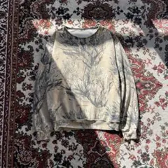 90s Cabelas リアルツリー 総柄 スウェット トレーナー M 迷彩