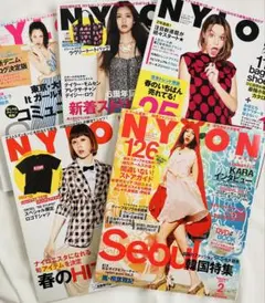 NYLON JAPAN 5冊セット（2010〜2011年　No.70〜）