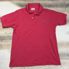 【LACOSTE（ラコステ）】ポロシャツ メンズ　サイズ3 （S） 濃いピンク