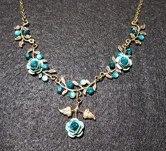 Michal Negrin ネックレス ローズ ターコイズブルーのサムネイル